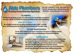 Able Plumbers