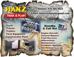 Hanz Truck & Plant Mechanical Repairs