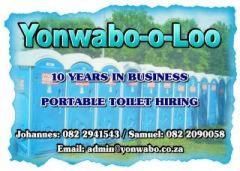 Yonwabo-o-Loo Portable Toilet Hiring