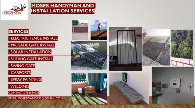 Moses Handyman And Installaion services
