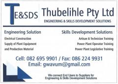 Thubelihle (Pty) Ltd - Engineering & Skills Development Solutions
