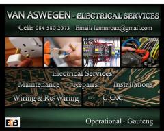 Van Aswegen - Electrical Services