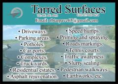 Tarred Surfaces