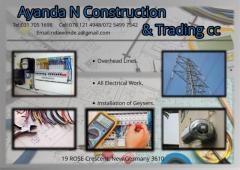 Ayanda N Construction & Trading cc