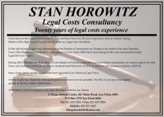 STAN HOROWITZ Legal Costs Consultancy