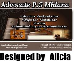 Advocate P.G Mhlana