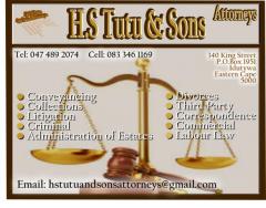 H.S Tutu & Sons Attorneys