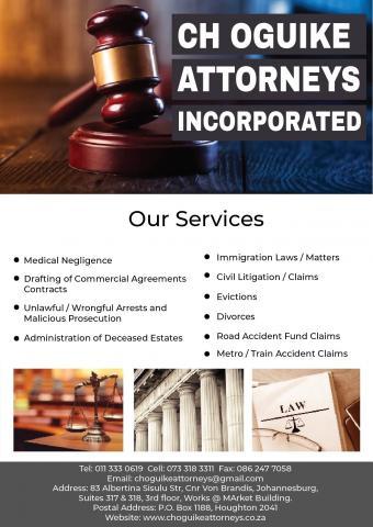 CH Oguike Attorneys Incorporated Johannesburg